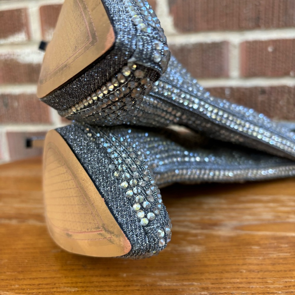 Jessica Simpson Vianne Pointed Toe Rhinestone Fashion Boot Size 7.5 - Picture 7 of 10